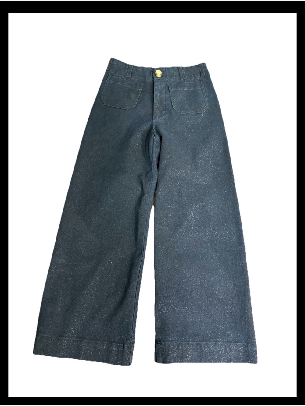 Maeve Sparkle Indigo Wide Leg Jeans - Picture 6 of 13